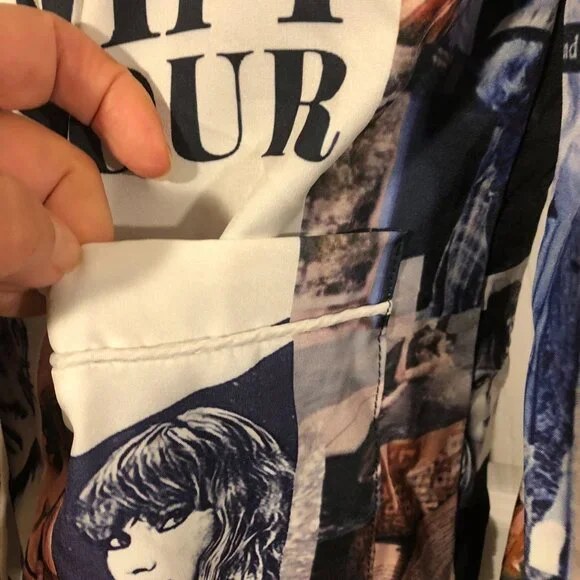 Taylor Swift women The Eras Tour top and bottom pajama set, M - Picture 7 of 12